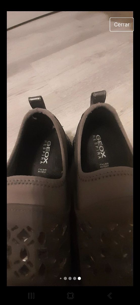 Zapatos casuales de piel