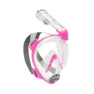 Máscara integral Cressi buceo Baron. Rosa.