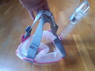 Máscara integral Cressi buceo Baron. Rosa.