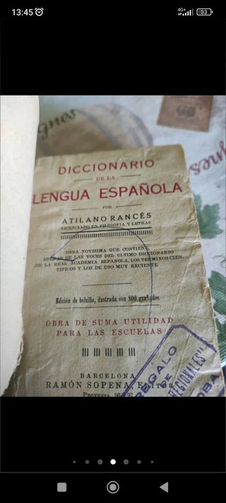 Diccionario de la lengua española 1927