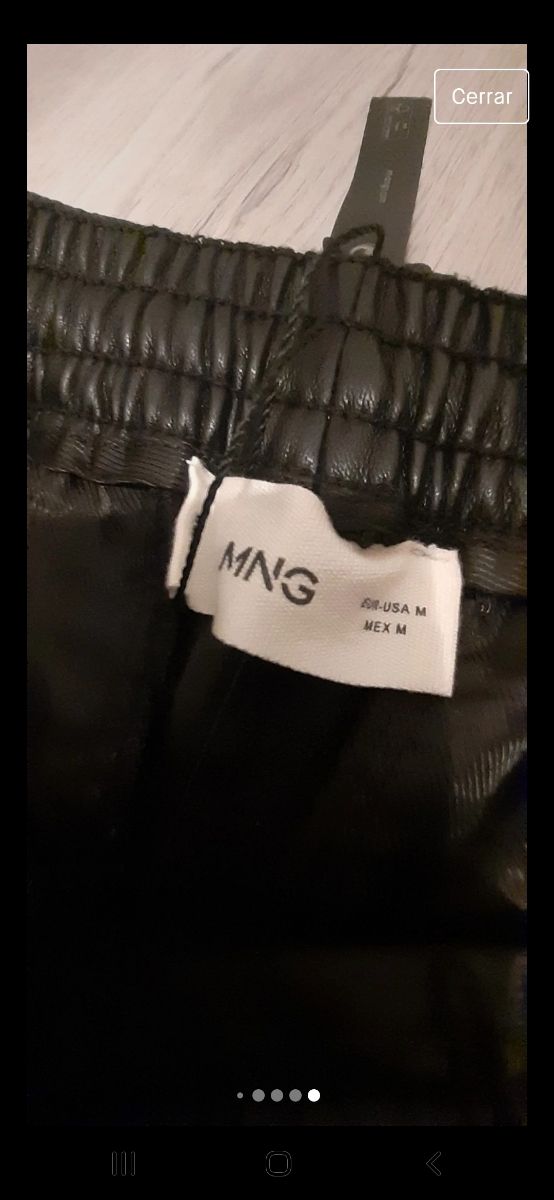 Pantalón emitacion  de piel