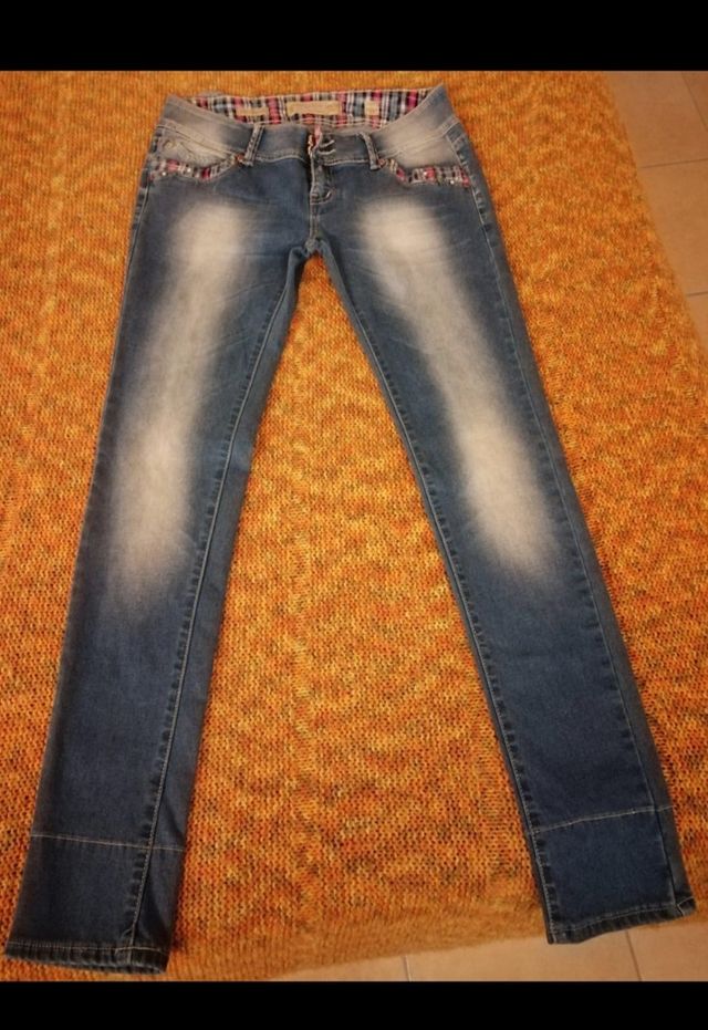 Jeans mai usati, ottimo cotone