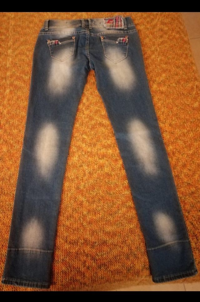 Jeans mai usati, ottimo cotone