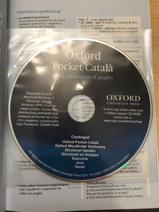 Diccionari Oxford Pocket Català-Anglès