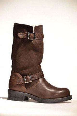 Twin Set stivaletti pelle e montone 37