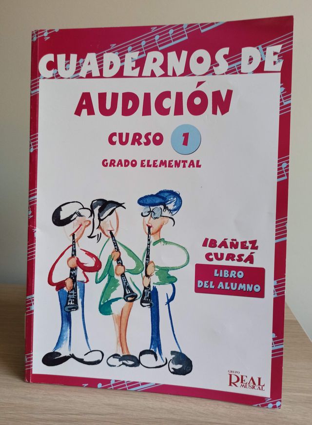 Libro Música Cuadernos de Audición 1º