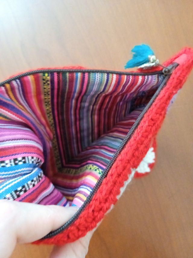Neceser ganchillo 18cm *22cm