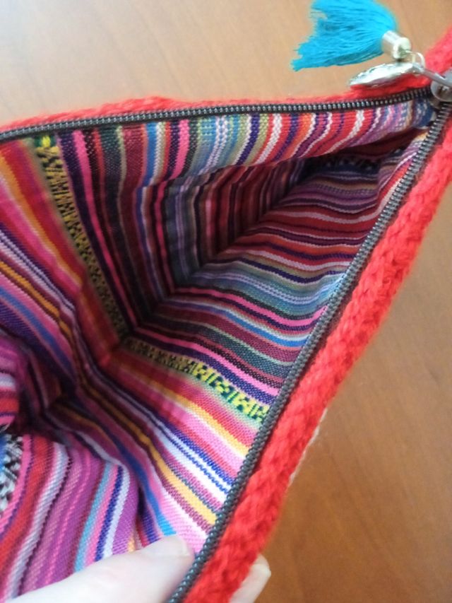 Neceser ganchillo 18cm *22cm