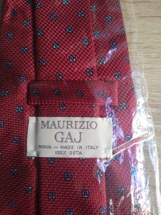 Corbata de seda de Maurizio Gaj