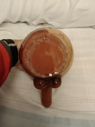 Botijo de cerámica esmaltada.