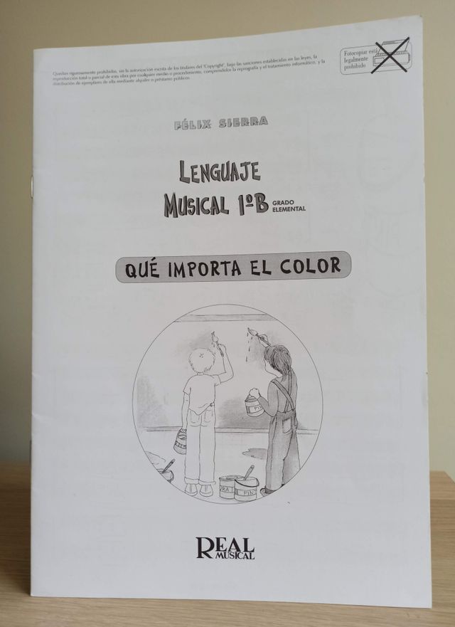 Libro de Música Lenguaje Musical 1ºB