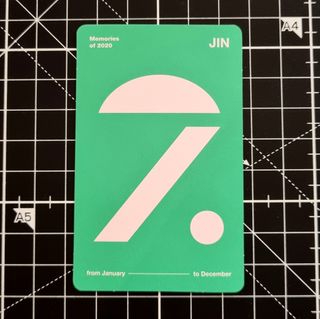 BTS Jin Memories 2020 DVD photocard