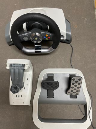 Volante y pedales Xbox 360