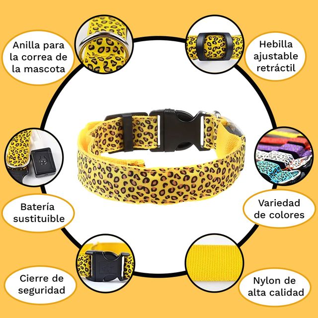 Collar LED perro