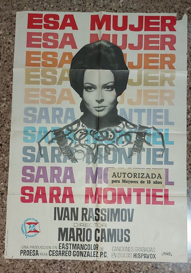 Colección carteles Sara montiel