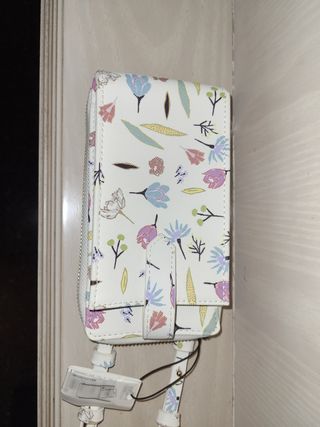 CARTERA TARJETERO Y FUNDA MOVIL PARFOIS