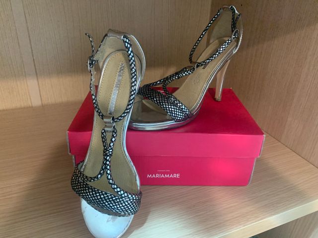 Sandalia tacon de fiesta