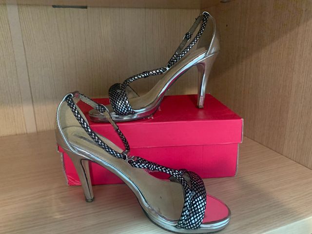 Sandalia tacon de fiesta