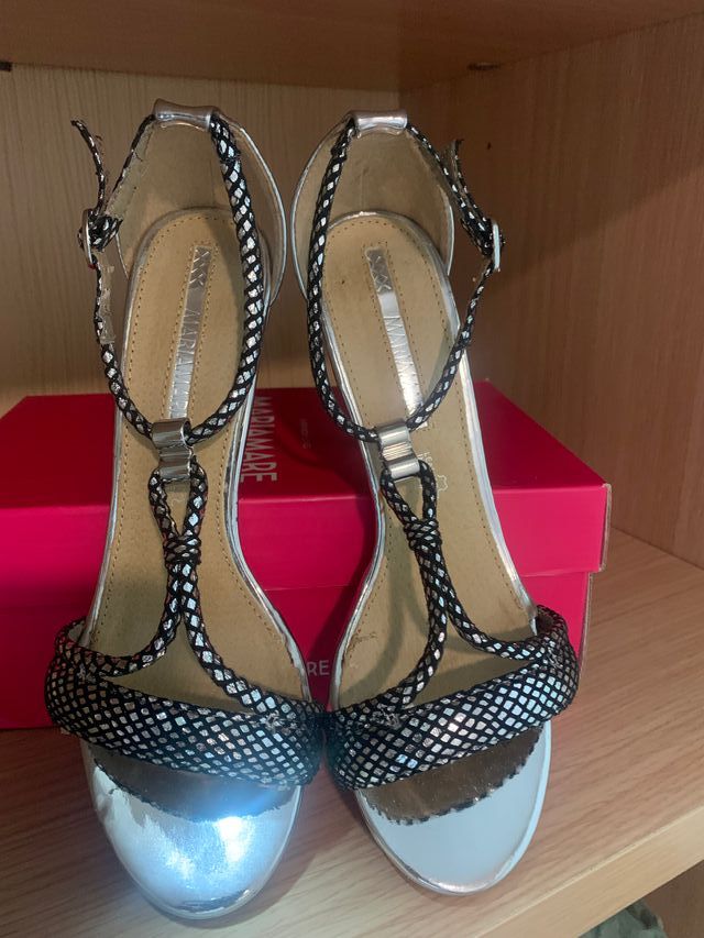 Sandalia tacon de fiesta