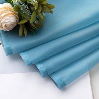 NUEVAS Cortinas de gasa turquesa 245x140cm