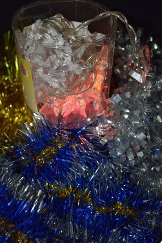 Decoração- lote de Natal- luzes estrelas mult. +3f