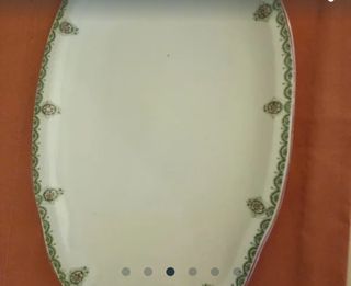 Plato grande para servir carne , patatas, verduras