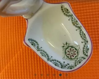 Salero antiguo porcelana fina