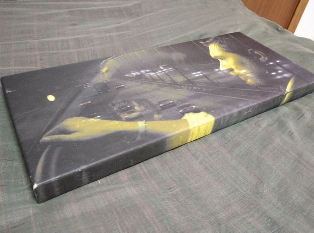 Lienzo de una impresión digital