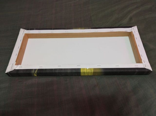 Lienzo de una impresión digital