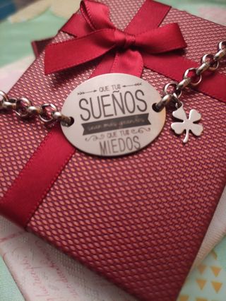 🌺 PULSERA QUE TUS SUEÑOS SEAN MAS GRANDES