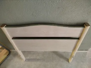 CAMA 90 CM CABECERO + PIECERO + SOMIER + COLCHÓN