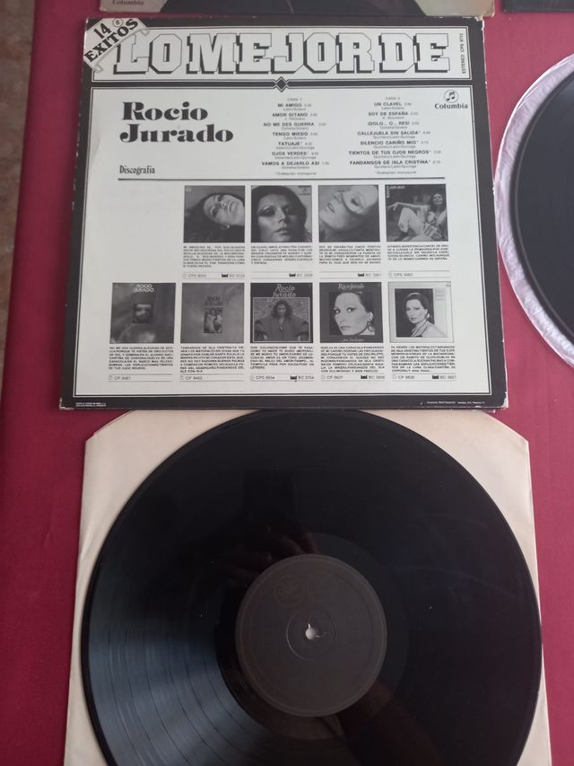 Lote con 5 Discos De Rocío Jurado por 25€