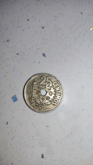 25 céntimos 1934
