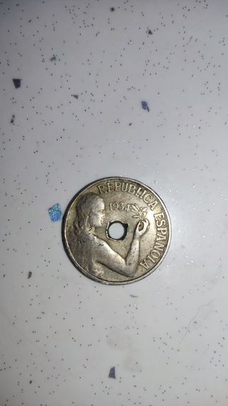 25 céntimos 1934