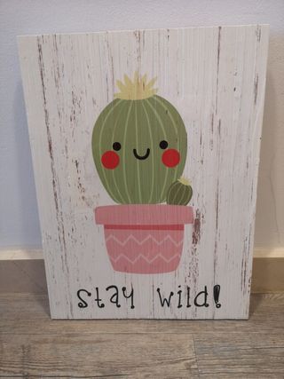 cuadros madera tres motivos diferentes