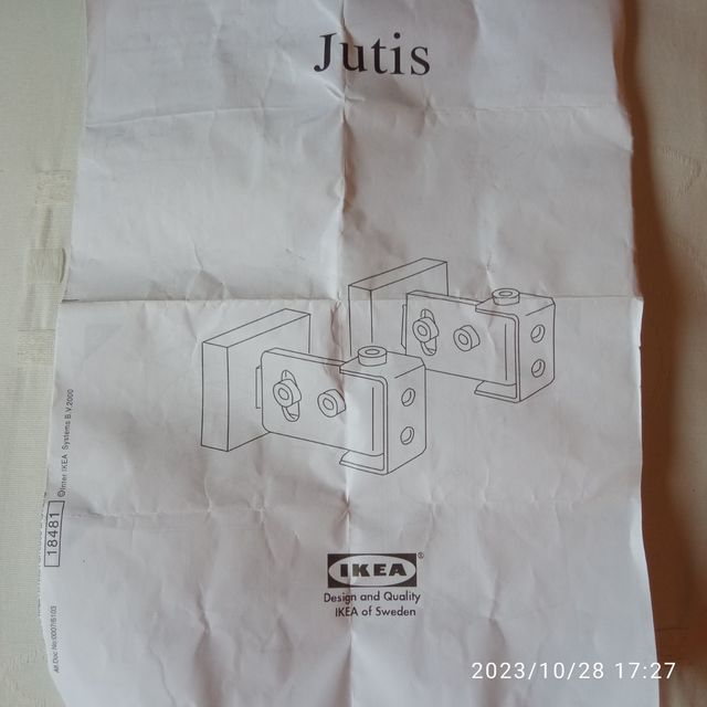 2 anclajes giratorios de pared.