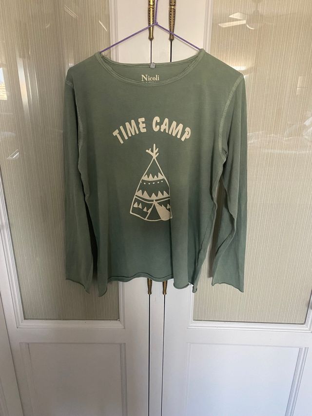 camiseta Nicoli niño talla 10 manga larga