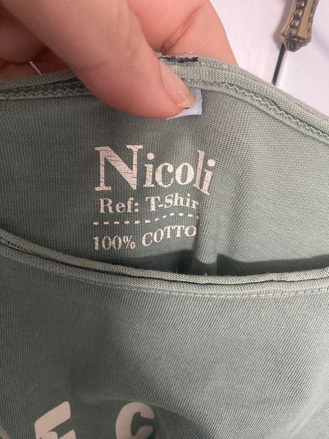 camiseta Nicoli niño talla 10 manga larga