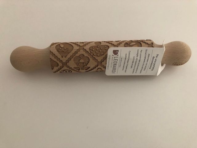 Mattarello decorativo per pasta frolla