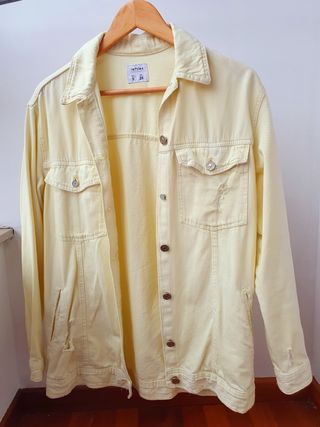 CHAQUETA VAQUERA LEFTIES AMARILLO OVERSIZE TALLA S