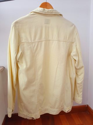 CHAQUETA VAQUERA LEFTIES AMARILLO OVERSIZE TALLA S
