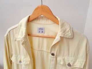 CHAQUETA VAQUERA LEFTIES AMARILLO OVERSIZE TALLA S