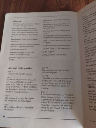 Libro en inglés para estudiantes. Nivel Juvenil