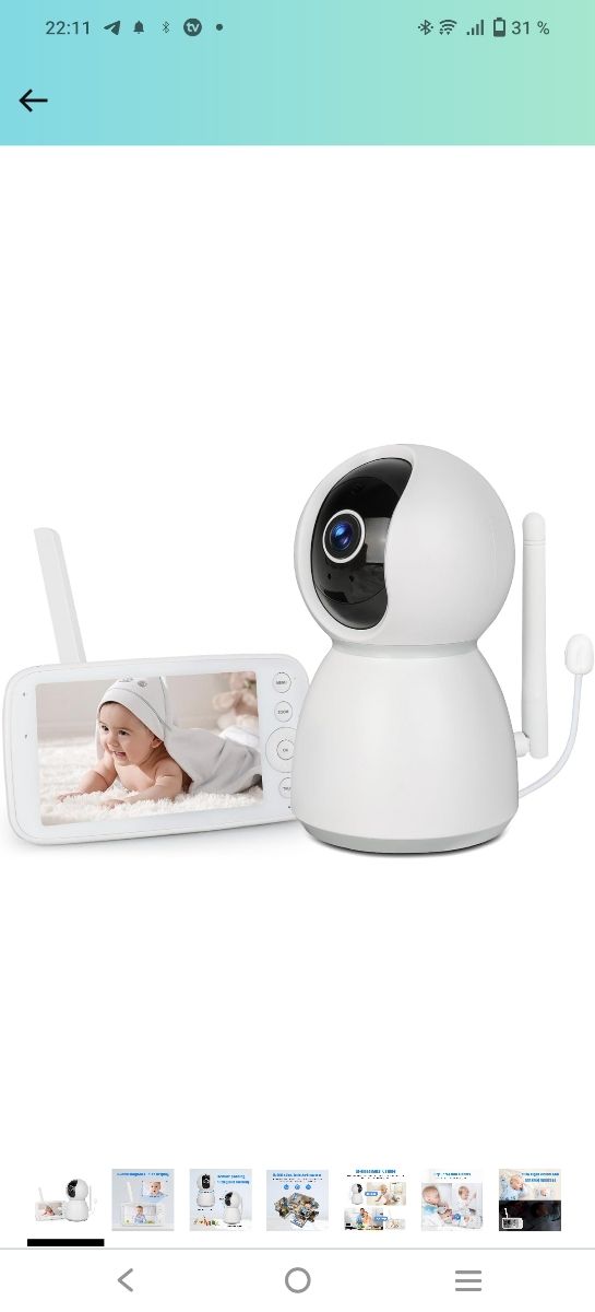 Video monitor bebé NUEVO