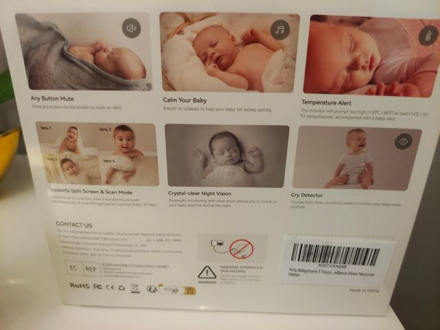 Video monitor bebé NUEVO