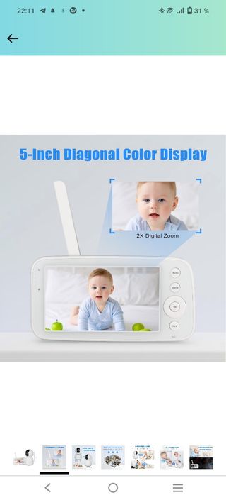 Video monitor bebé NUEVO