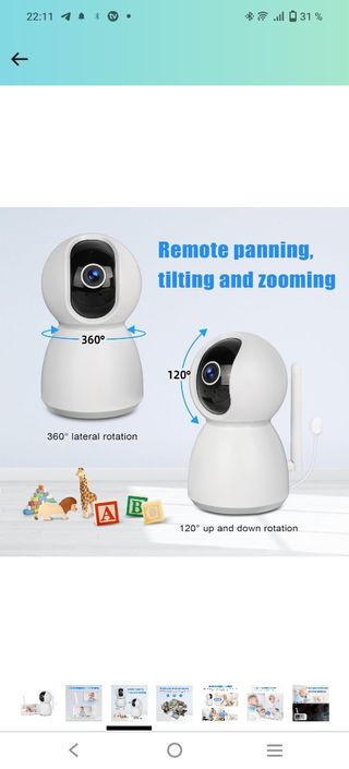 Video monitor bebé NUEVO