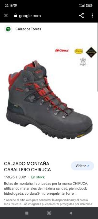 botas de montaña chiruca