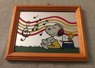 Quadretto a specchio Peanuts Snoopy 