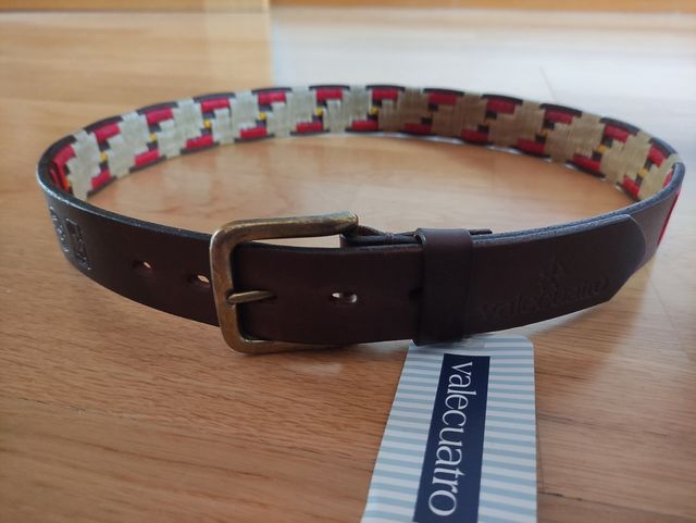 Cinturón piel argentino bordado V4